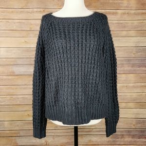 Pink Rose Chunky Knit Sweater Size M